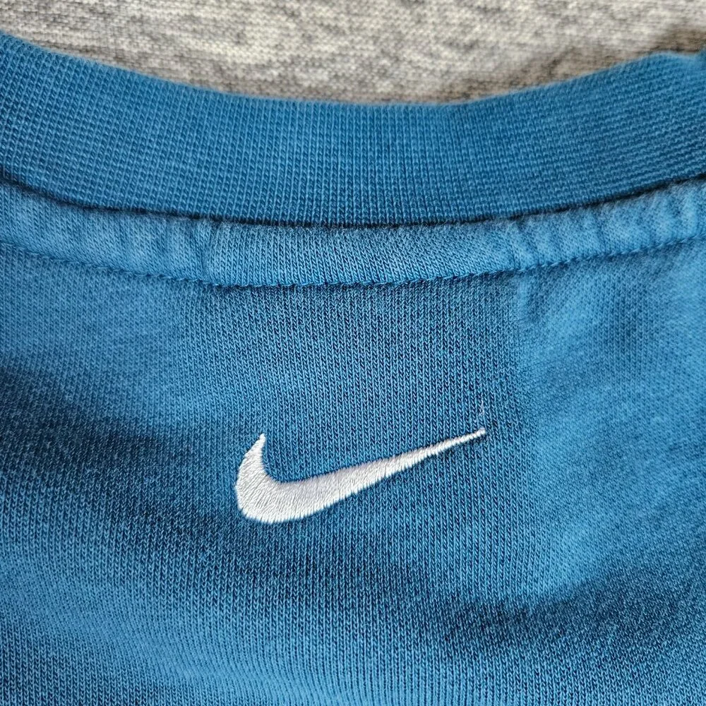 Nike Women Large Sweatshirt French Terry NSW Club Crew Pullover Long Sleeve RARE - Picture 5 of 11